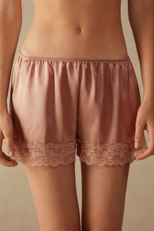 Intimissimi Silk Shorts Natural | GBEEC88466